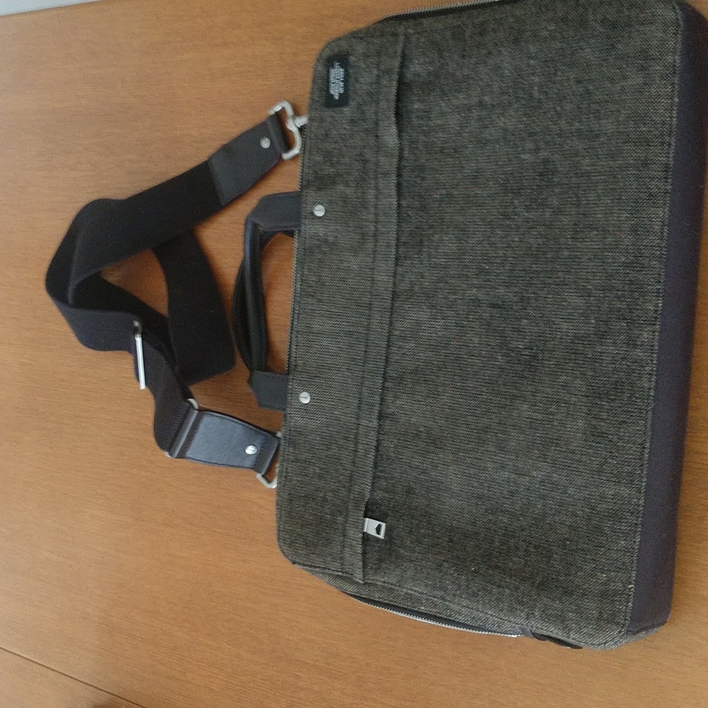 Jack Spade Warren Street New York brown briefcase messanger bag